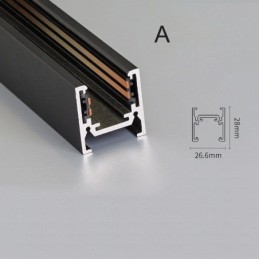 Recessed Track Lighting Rails Magnetic Aluminum Track Surface Profile Ultra Thin Track Light Strip 100cm