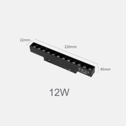 Recessed Track Grille Spotlight Strip Spotlight Magnetic Track Grille Spotlight 36V