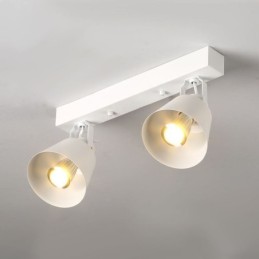 Rustic Vintage Spotlight Industrial Iron Track Lighting