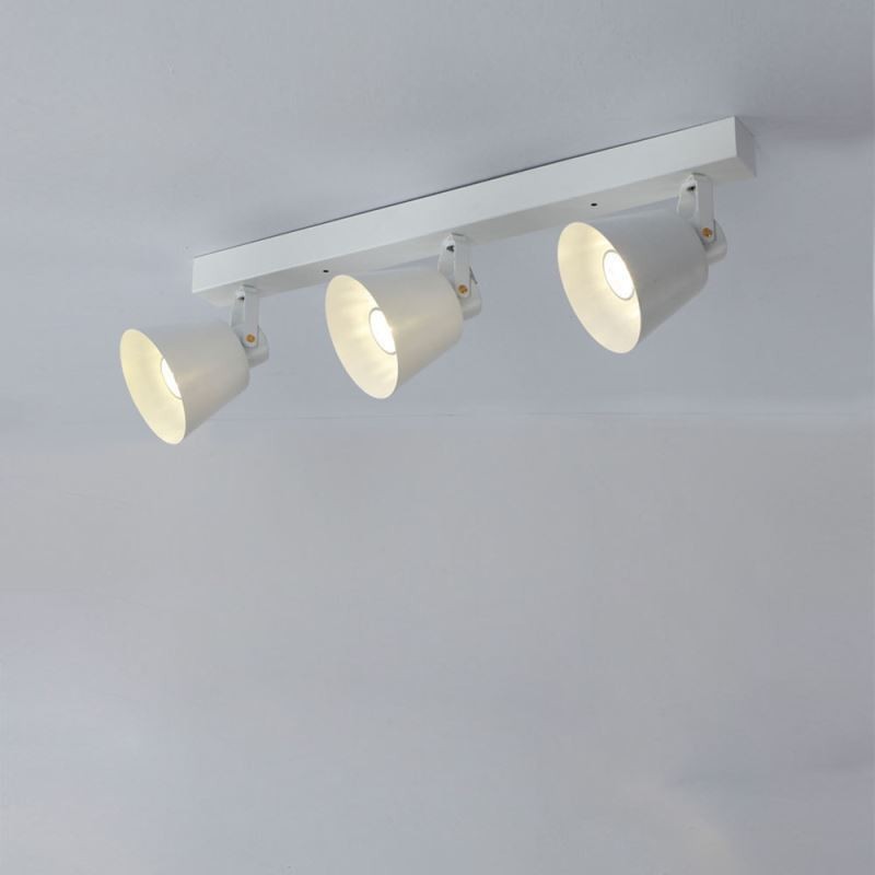 Rustic Vintage Spotlight Industrial Iron Track Lighting