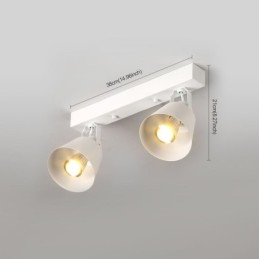 Rustic Vintage Spotlight Industrial Iron Track Lighting