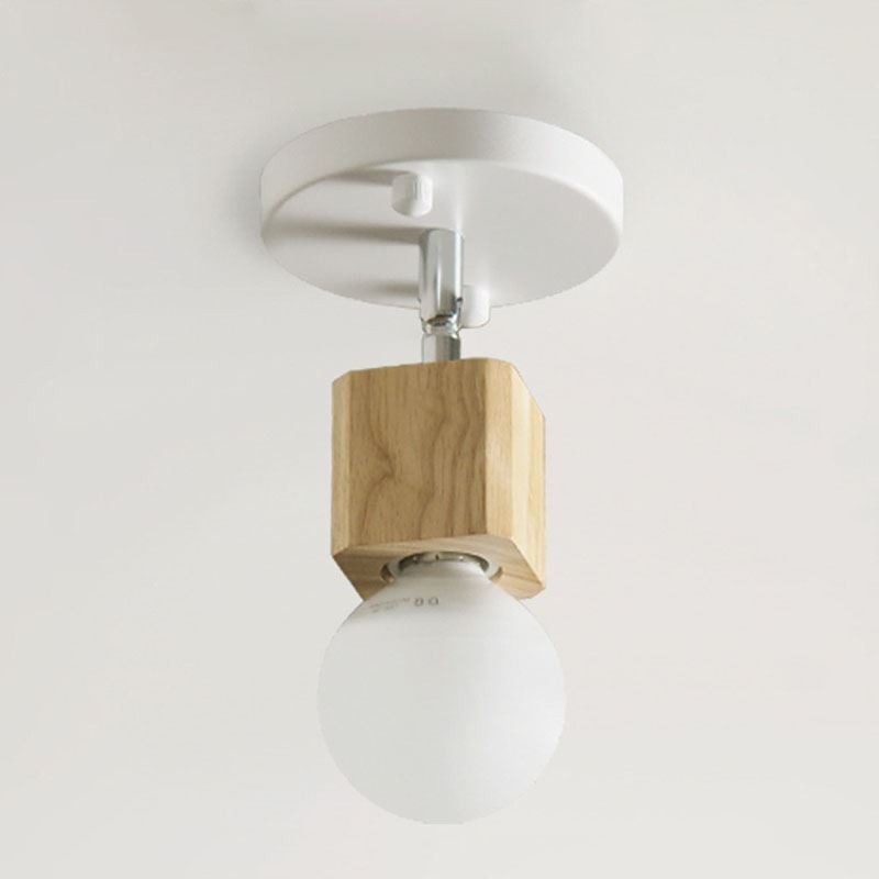 Simple Mini Spotlight Modern White Ceiling Light(Single Light)