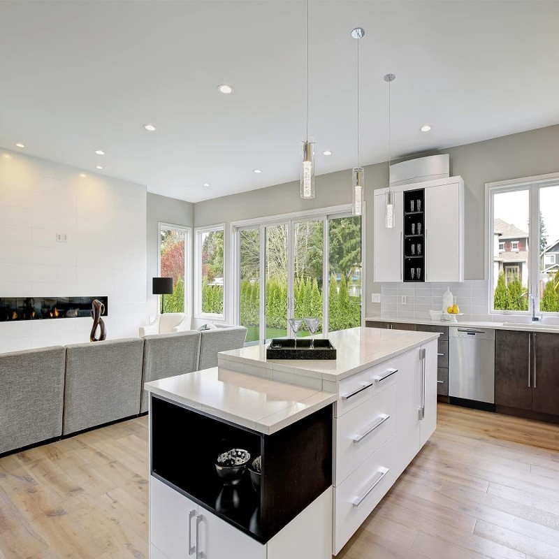 3 Light Artistic Pendant Light with Glass Shades G4 Bulb Base