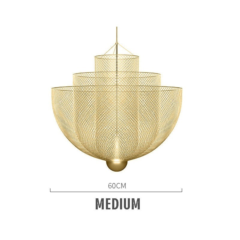 Nordic Grid Designer Creative and Unique Shape Art Decorative Pendant Light