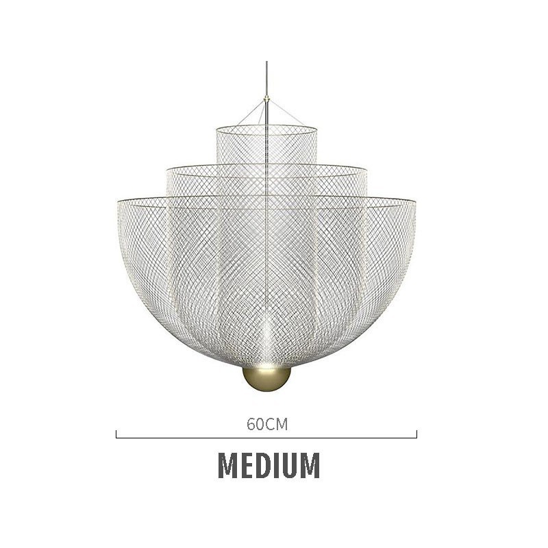 Nordic Grid Designer Creative and Unique Shape Art Decorative Pendant Light