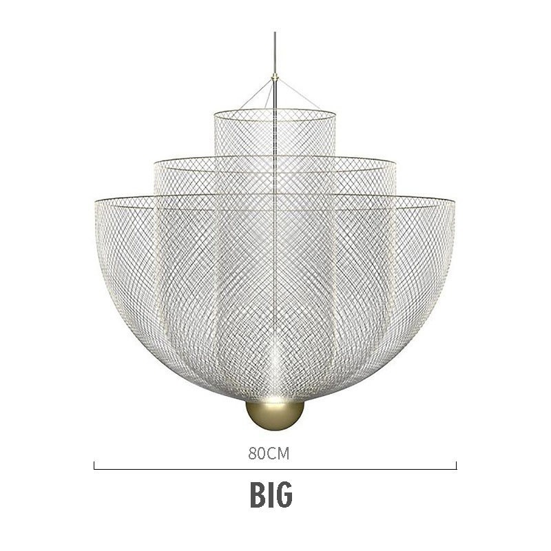 Nordic Grid Designer Creative and Unique Shape Art Decorative Pendant Light