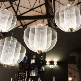 Nordic Grid Designer Creative and Unique Shape Art Decorative Pendant Light