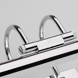 Stainless Steel Mirror Lights Acrylic Bathroom Wall Lamps Make up Lights Cold White Warm White (Size:57X13.5X15)