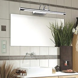 Stainless Steel Mirror Lights Acrylic Bathroom Wall Lamps Make up Lights Cold White Warm White (Size:57X13.5X15)