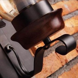 Retro Rustic Nordic Glass Wall Lamp Bedroom Bedside Wall Sconce Vintage Industrial Wall Light Fixtures