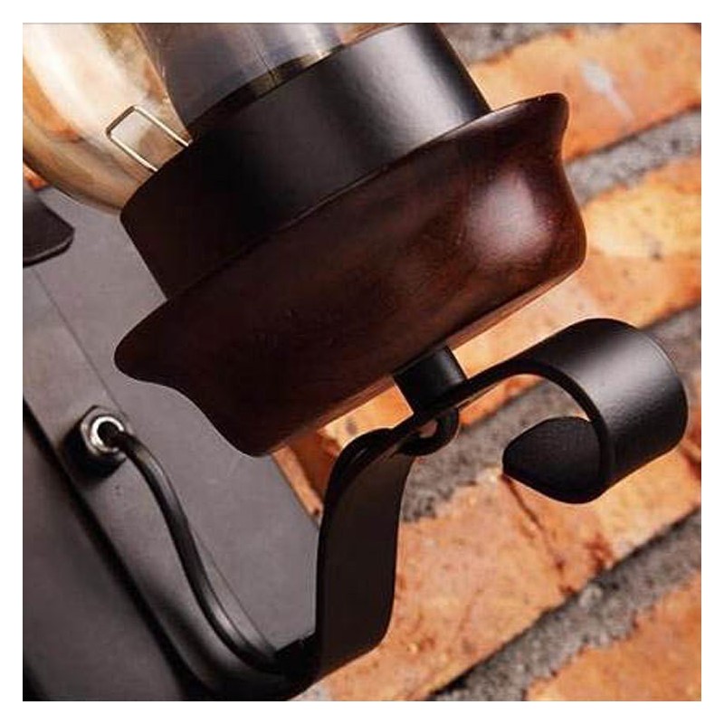 Retro Rustic Nordic Glass Wall Lamp Bedroom Bedside Wall Sconce Vintage Industrial Wall Light Fixtures