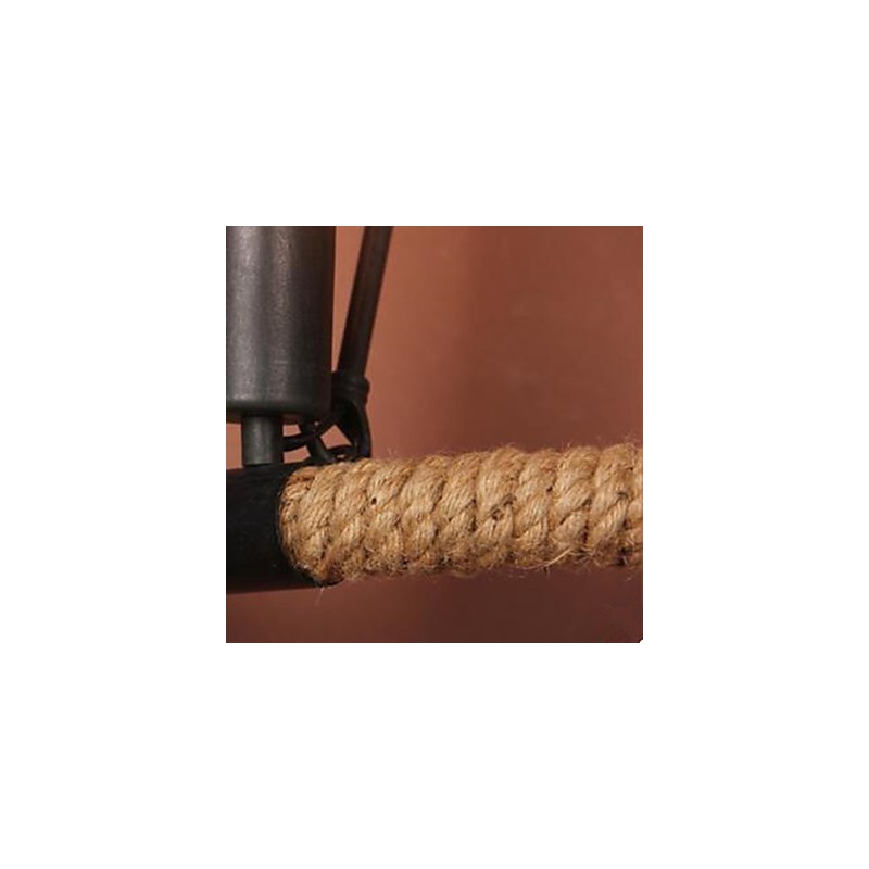 Contracted Balcony Stair Lamp Semicircle Hemp Rope Wall Lamp