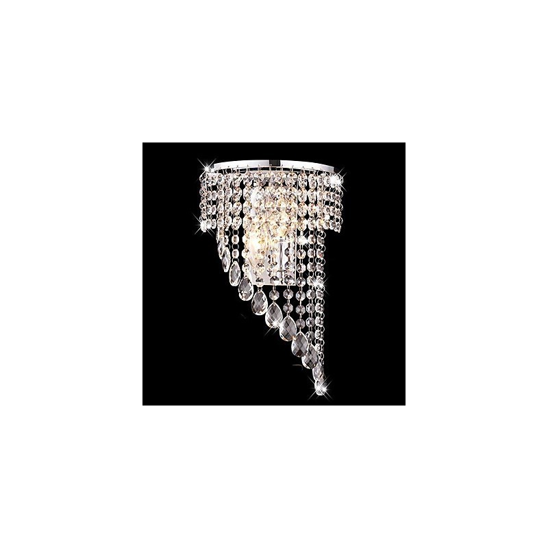 Crystal Flush Mount wall Lights Modern Contemporary Metal