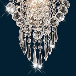 Crystal Flush Mount wall Lights Modern Contemporary Metal