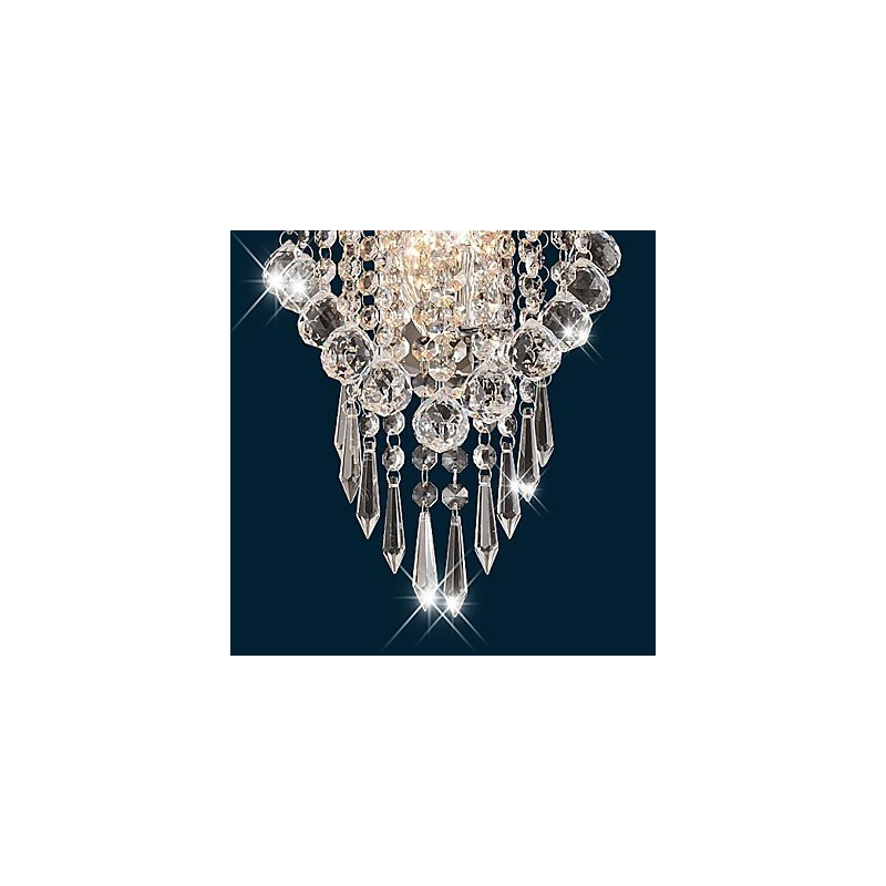 Crystal Flush Mount wall Lights Modern Contemporary Metal