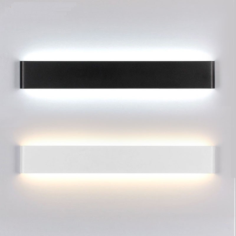 Long Modern Contemporary Wall Lamps & Sconces For Indoor Metal Wall Light IP 44 for Bathroom Bedroom Living Room