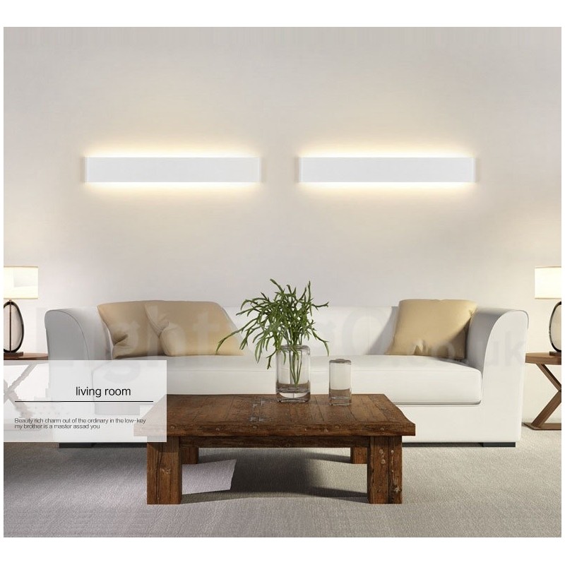 Long Modern Contemporary Wall Lamps & Sconces For Indoor Metal Wall Light IP 44 for Bathroom Bedroom Living Room
