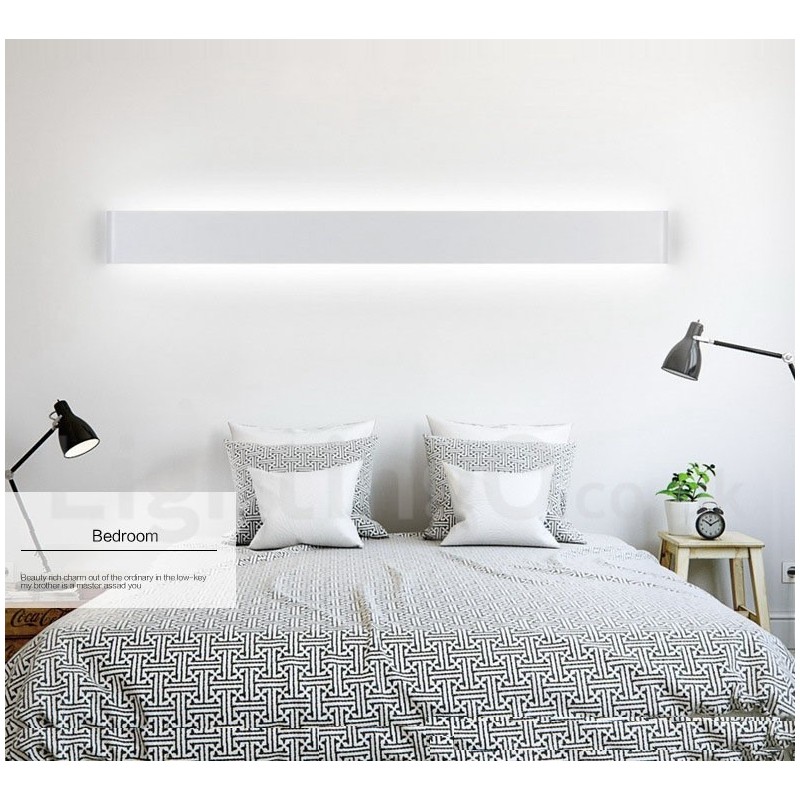 Long Modern Contemporary Wall Lamps & Sconces For Indoor Metal Wall Light IP 44 for Bathroom Bedroom Living Room