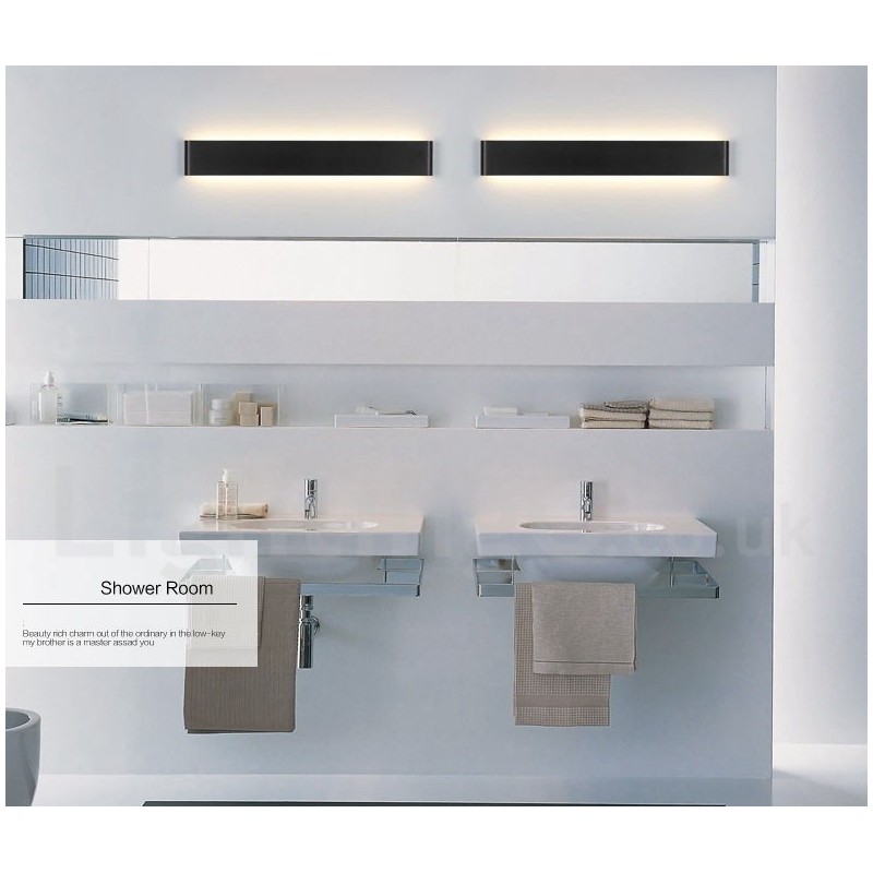 Long Modern Contemporary Wall Lamps & Sconces For Indoor Metal Wall Light IP 44 for Bathroom Bedroom Living Room