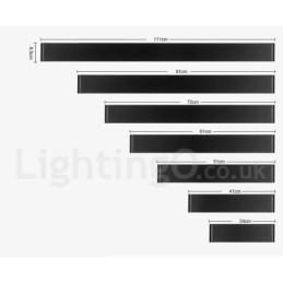 Long Modern Contemporary Wall Lamps & Sconces For Indoor Metal Wall Light IP 44 for Bathroom Bedroom Living Room