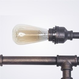 Vintage Industrial Wall Lamp Bathroom Kitchen Dinning Pipe Edison Light Luxury Dining Bar Sconces Lamparas FJ DB2 014A0