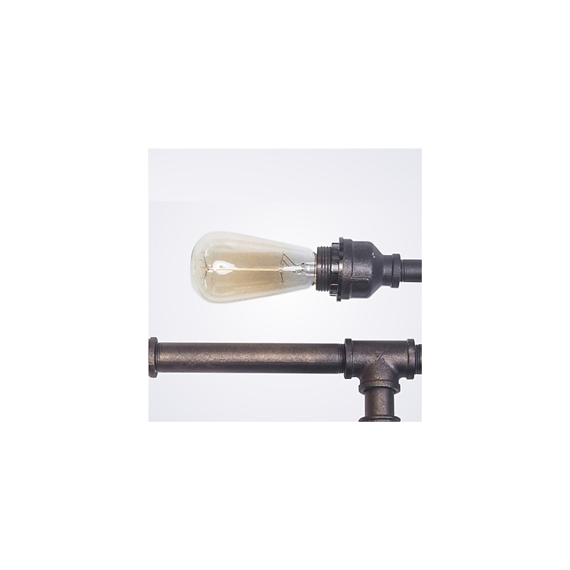 Vintage Industrial Wall Lamp Bathroom Kitchen Dinning Pipe Edison Light Luxury Dining Bar Sconces Lamparas FJ DB2 014A0