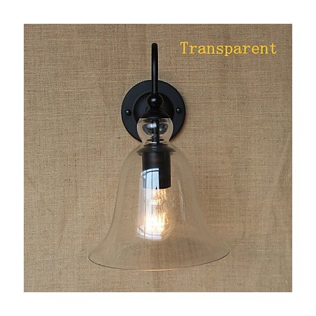 American Rural Countryside Pastoral Minimalist Living Room Hallway Decorated Glass Wall Sconce