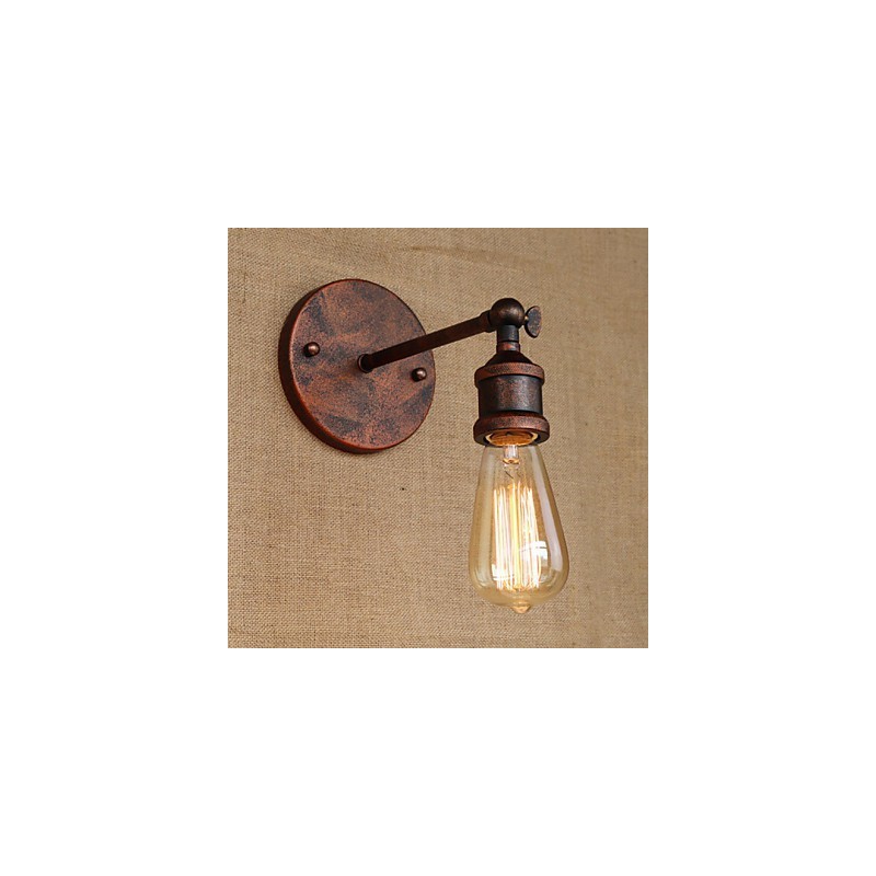 American Bar Cafe Restaurant Bedside Minimalist Aisle Ferruginous Iron Wall Sconce