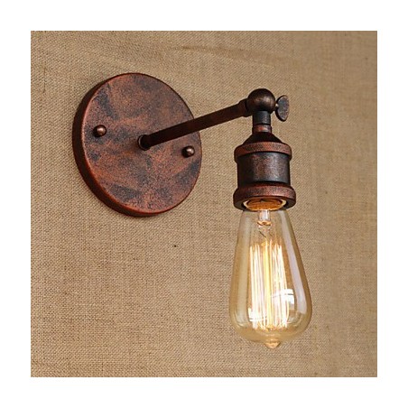 American Bar Cafe Restaurant Bedside Minimalist Aisle Ferruginous Iron Wall Sconce