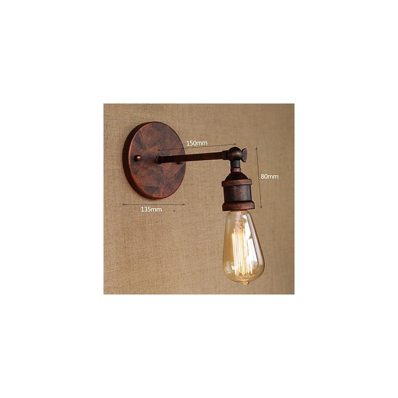 American Bar Cafe Restaurant Bedside Minimalist Aisle Ferruginous Iron Wall Sconce