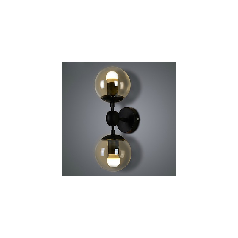 Wall Sconces Glass ball Rustic Lodge Metal