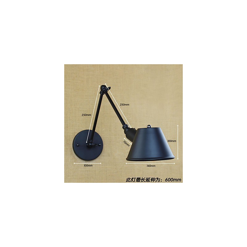 Industrial Air Creative Personality Long Arm Bar Cafe Simply Decorated Decorative Wall Sconce