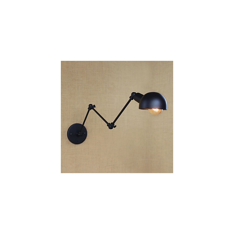 Retro Industrial Style Aisle Stairs Corridor Long Arm Wall Lamp Wrought Iron Balcony Restaurant Bar