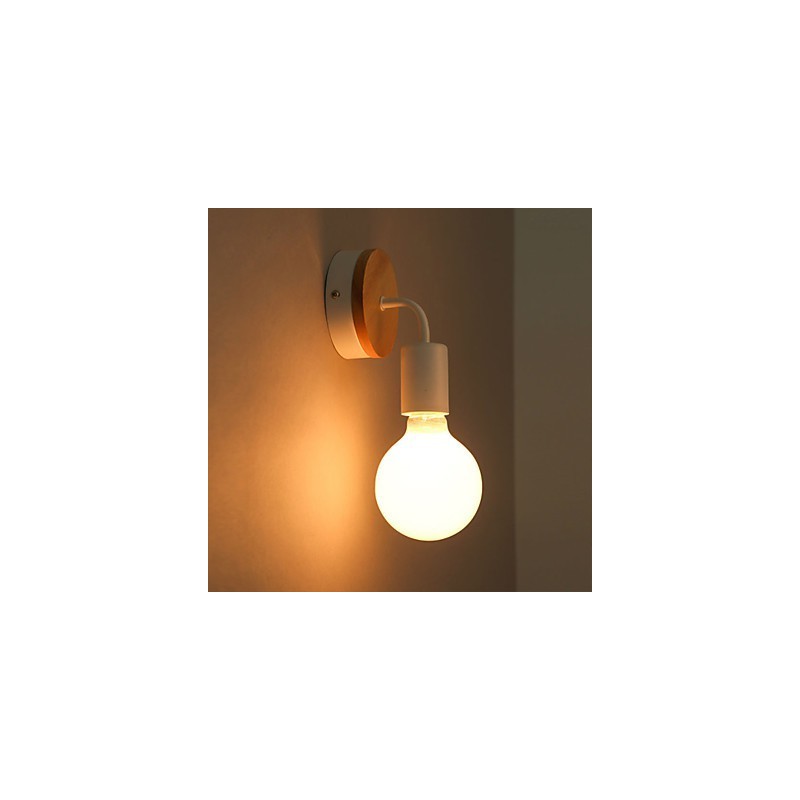 110V 220V IRON Edison Indoor Wall Light Hallway stairwells Sconce Bulb Lamp Fixture Black White