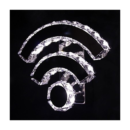 WIFI Crystal Wall Sconces Crystal Modern Contemporary Bed Living Hotel Metal