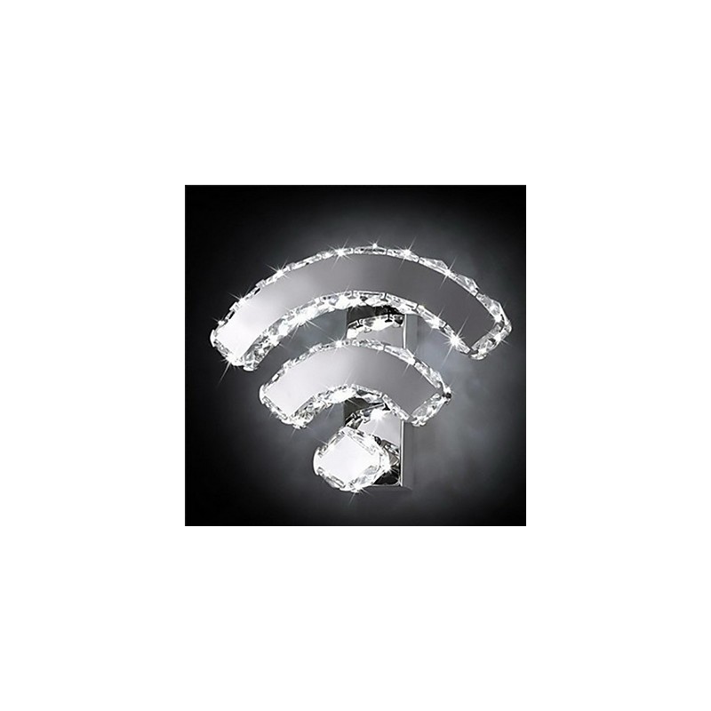 WIFI Crystal Wall Sconces Crystal Modern Contemporary Bed Living Hotel Metal