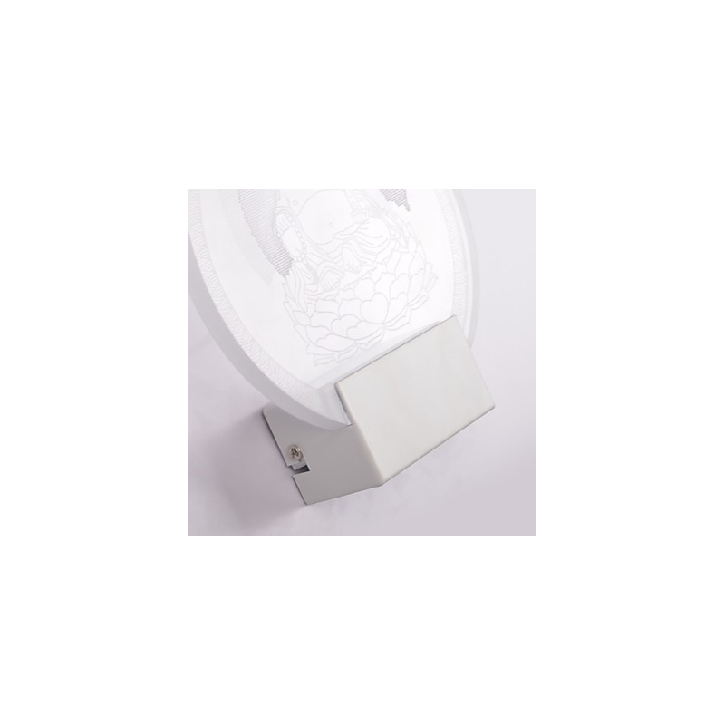 Acrylic Wall Lamp PVC Lamp Light Chip Modern Contemporary Metal