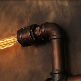 Wall Lamp Wall Sconces 6 Lights Bronze Finsh Industrial Style Rustic Lodge Metal