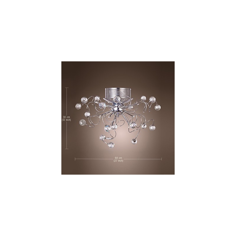 Chandelier Crystal Modern Design Living 9 Lights