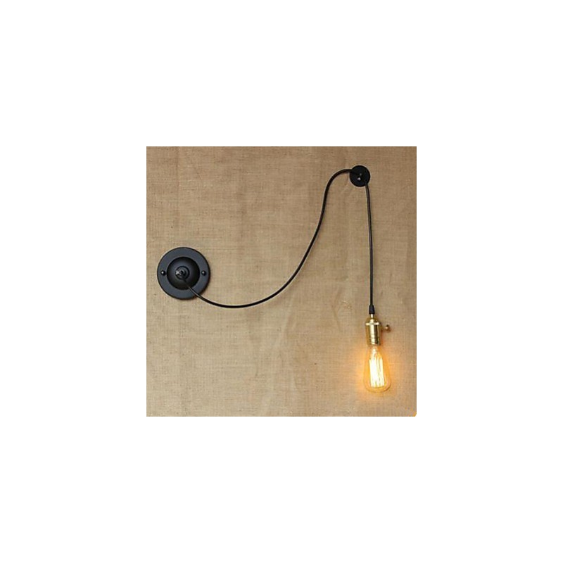 Free Climbing Contracted Wire Free Wall Lamp Control Art