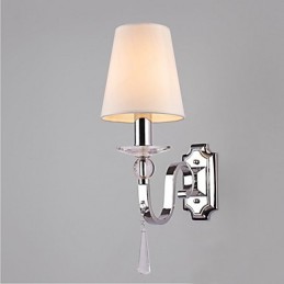 Warm White Wall Light with Crystal Drops