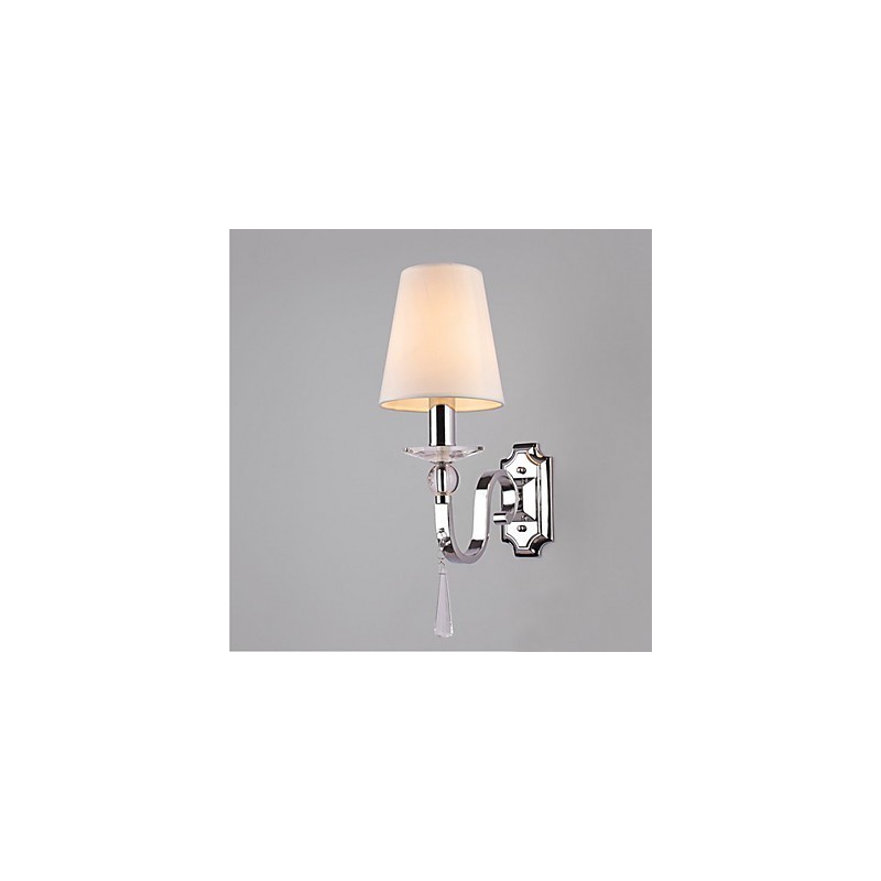Warm White Wall Light with Crystal Drops