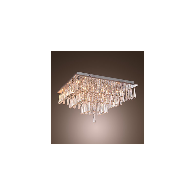 Modern Contemporary Crystal Others Flush Mount