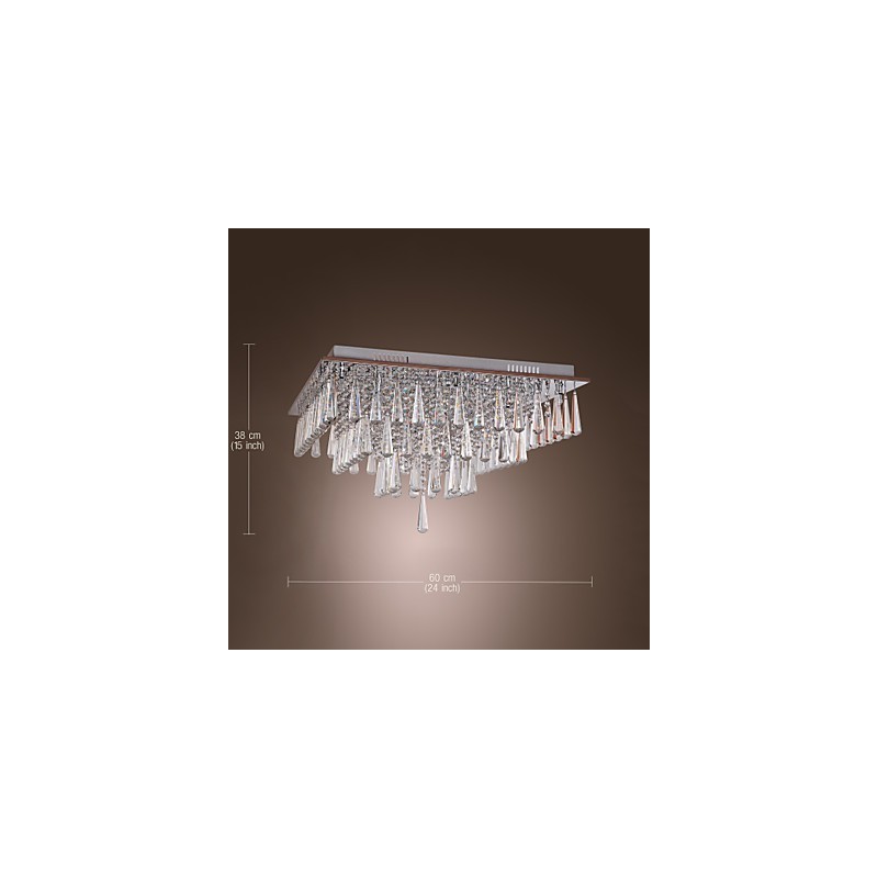 Modern Contemporary Crystal Others Flush Mount