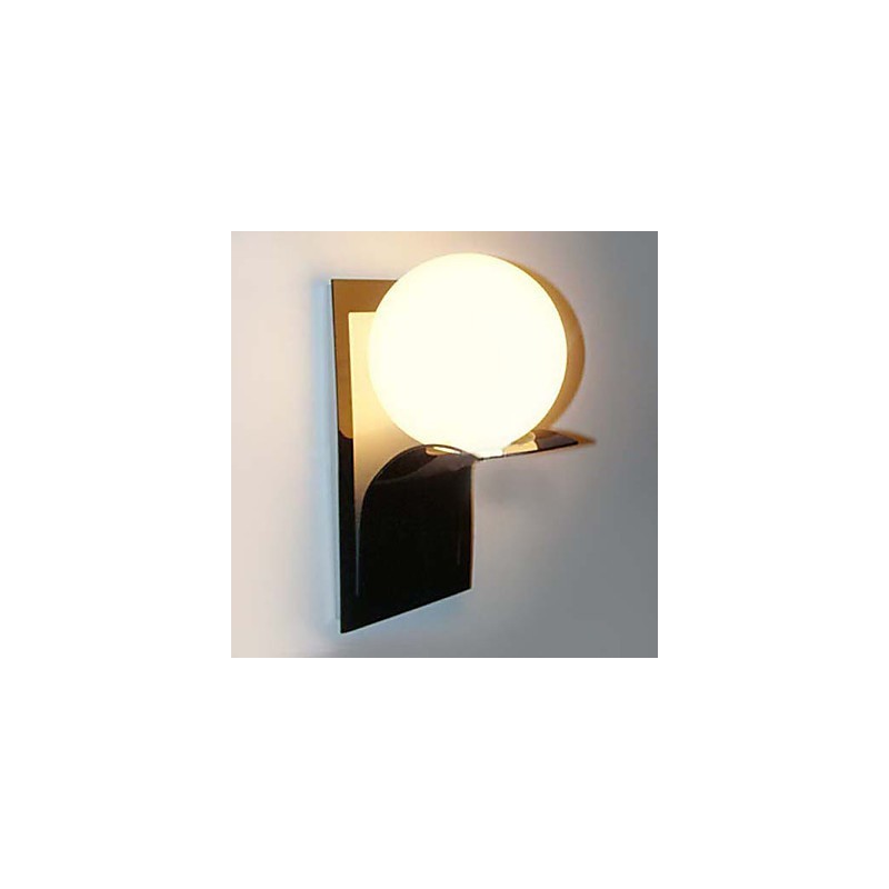 Bathroom Wall Light Modern Globe Metal Glass Electroplating