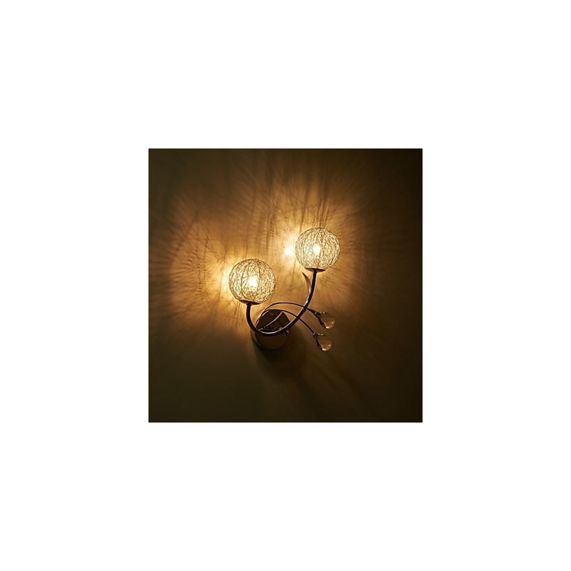 Wall Sconces Crystal Mini Style Modern Contemporary Metal