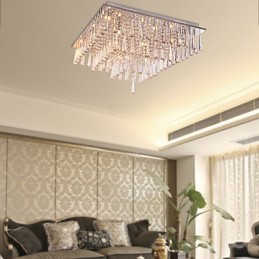 Modern Contemporary Crystal Others Flush Mount