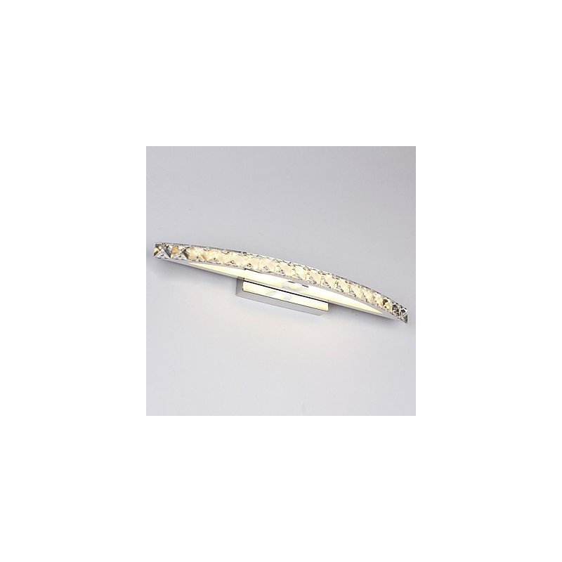 18W Contemporary Crystal Wall Bathroom Lighting