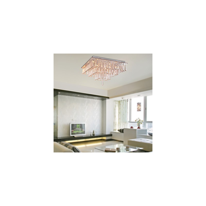 Modern Contemporary Crystal Others Flush Mount