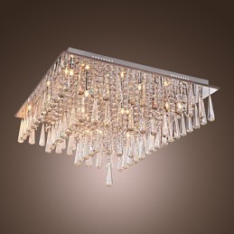 Modern Contemporary Crystal Others Flush Mount